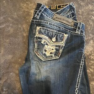 Betty Rock Revival Blue Bootcut Jeans
